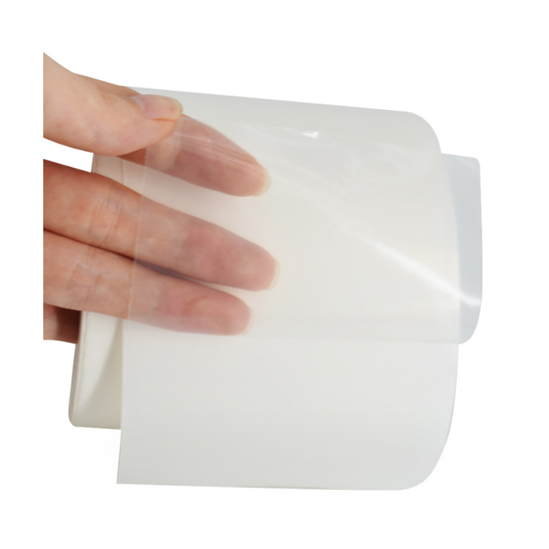 36um Scannán Trédhearcach PET / Gliú Inbhainte / 60g Línéar Gloine Bán