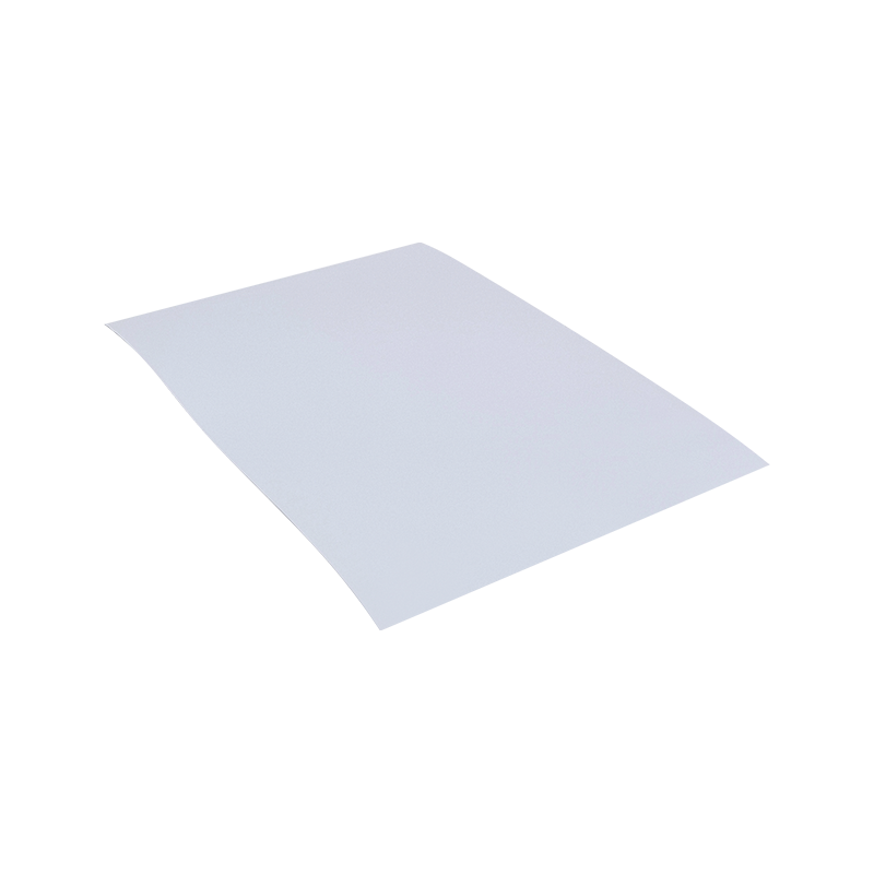 25um Greamán Páipéar Greamaitheacha Boinn Scannán PET Bright White Aluminized 