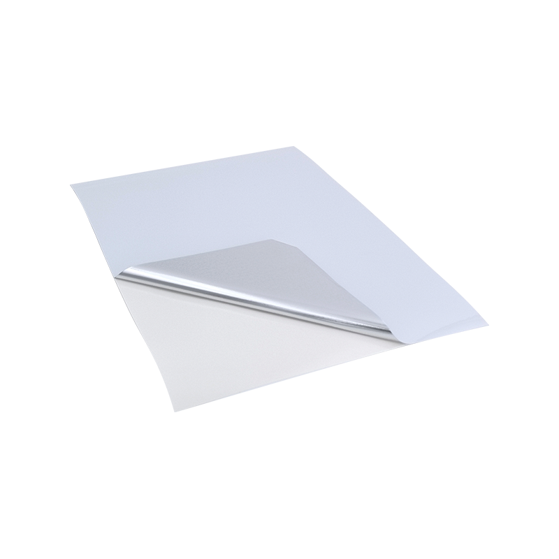 25um Greamán Páipéar Greamaitheacha Boinn Scannán PET Bright White Aluminized 