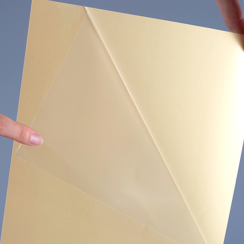 Scannán poileistir Trédhearcach Féin-Ghreamaitheach 50mic Greamán Vinyl Priontáil Lipéad Jumbo Rolla