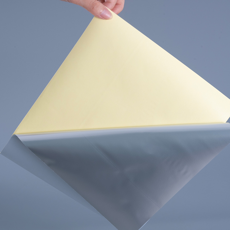 Lipéad Féin Ghreamaitheach Scannán PET poileistir 50mic Bán le Rolla Jumbo greamaitheacha Aicrileach Tuaslagóir le haghaidh Priontáil Dhigiteach