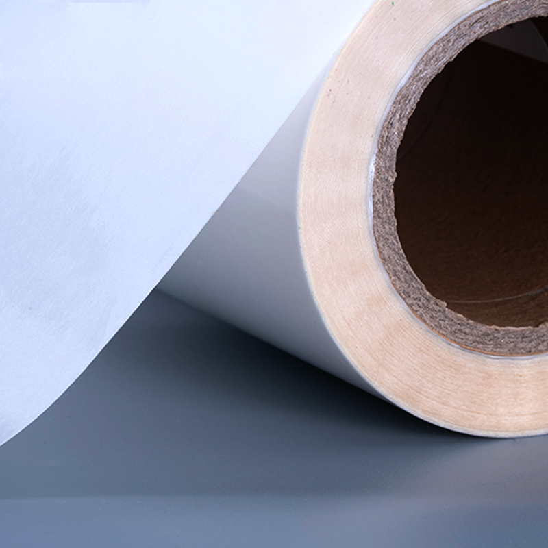 Scannán poileistir Trédhearcach Féin-Ghreamaitheach 50mic Greamán Vinyl Priontáil Lipéad Jumbo Rolla