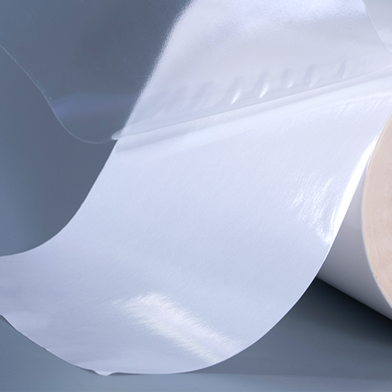 Scannán poileistir Trédhearcach Féin-Ghreamaitheach 50mic Greamán Vinyl Priontáil Lipéad Jumbo Rolla